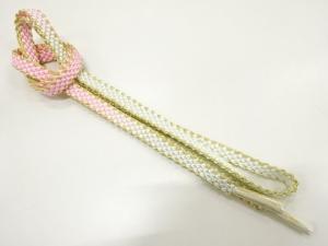 未使用品　正絹　手組帯締め